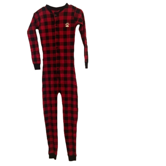 Kids Size 10 Long Johns PJs Pajamas with Trap Door NWT - Picture 10 of 10